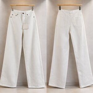 THE ROW- Wide Leg Women’s Jeans in white